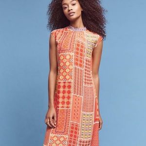 Tanvi Kedia Anthropologie Patchworked Sol Dress